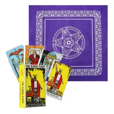 Toalha P/ Tarot Mandala Astrologica + 78 Cartas De Tarot