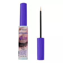 Delineador Liquido De Ojos Brocha 4 En 1 Negro Prosa 10 Gr