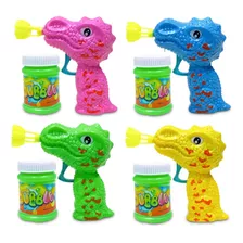 Lança Bolhas Fricção Brinquedo Infantil Dinossauro Colorido