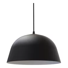 Lampara Colgante Campana Nórdico Bell 15 Negro Apto Led E27 