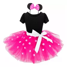 Vestido Minnie Mouse Para Meninas Fantasias De Halloween