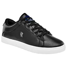 Tenis Mod 2193 Para Hombre American Polo Color Negro D1