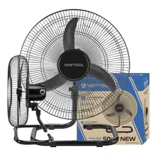 Ventilador Osc Mesa 50cm New Pr Gr Pr 220v Premium Ventisol Cor Da Estrutura Preto Cor Das Pás Preto