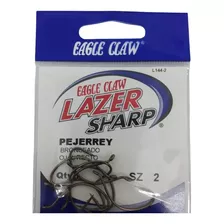 Anzuelos Eagle Claw L144 N2 Pesca Pejerrey X8u Lazer Sharp