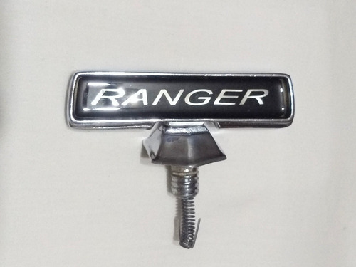Emblema De Cofre Ford Ranger 1970-1989 Negra  Foto 4