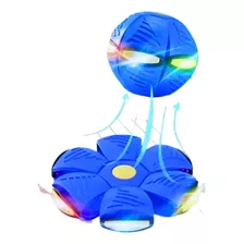 Balón Mágico Volador Color Azul Con Luz Para Niños Y Niñas
