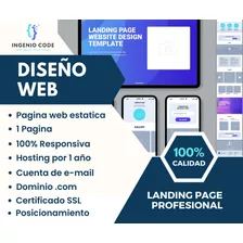 Diseño De Landing Page Sitio Web Página Web