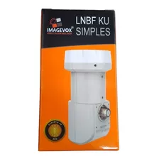 Kit 05 Lnb Simples 1 Saída Full Hd 4k Universal Banda Ku 