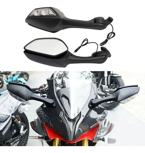 Luz Led Espejo Retrovisor Para Kawasaki Ninja Zx10r Zx-10r Foto 3