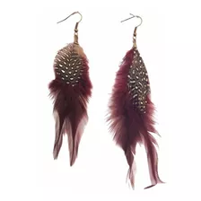 Aros De Plumas - Pack X 12 Pares 