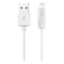 Cable Usb A Ip Hoco X1 Carga Rápida Y Durabilidad Color Blanco