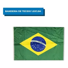 Bandeira Tecido Grande Brasil Copa Do Mundo 1m X 1,5m Hexa