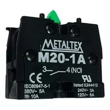 Bloco De Contato M20-1a 1na Para Botões M20 E P20 Kit 10 Pçs