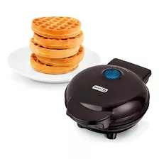 Dash Mini Wafflera Antiadherente De Cocción Rápida Color Negro 120v