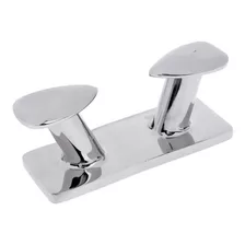 Cunho Em Aço Inox 35cm Amarra Cabo Cais Lancha Barco Veleiro