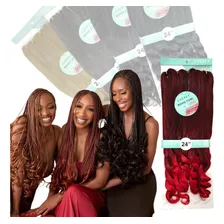 Cabelo Boho Curl Fibra 400g Para Crochet Braids