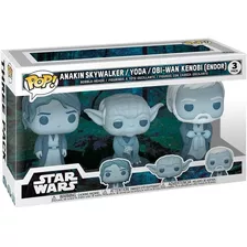 Funko Pop Star Wars Across The Galaxy Force Ghost 3 Pack 