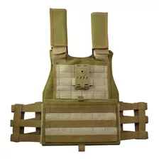 Chaleco Tactico Jpc Molle Boer® Negro-verde-coyote-con Clip