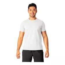 Camiseta Branca Masculina Lisa Básica 100% Algodão