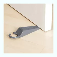 Tope Para Atrancar Puerta Cuña De Hule Con Gancho Betterware Color Gris