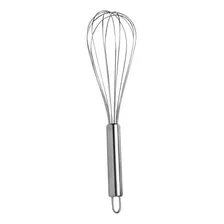 Batedor De Ovos Massas Fouet Profissional Aço Inox 30cm