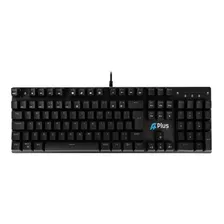 Teclado Gamer Aplus Tech Khan Rainbow Mecânico Abnt2 Switch