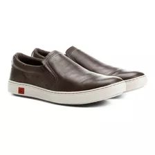 Tênis Slip On Couro Kildare Masculino Original - Promoção