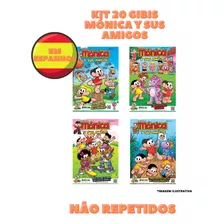 Kit 20 Gibis Mónica Y Sus Amigos Não Repetidos - Em Espanhol