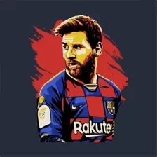 Kit Lienzo Para Pintar Por Números Con Marco(bastidor) Messi