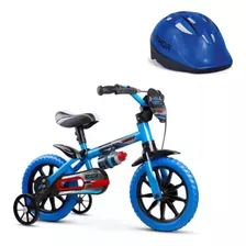 Bicicleta Aro 12 Veloz + Capacete Infantil