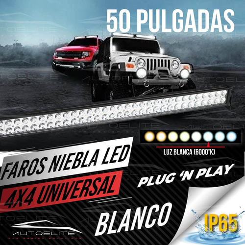 Faro Led Cree Barra 300w 100 Led 50 Pulgadas Jeep 4x4 Off Ro Foto 2