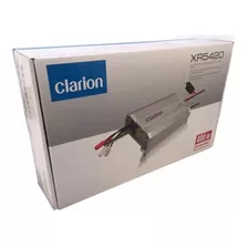 Amplificador Clarion Xr5420 4 Canales Clase D 400w Max Color Plata