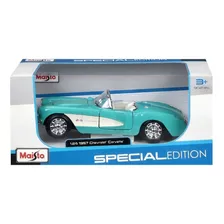 Maisto Autos Miniatura Escala Metal Coleccion 1.24 Color Verde