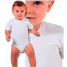 Kit 4 Body Bebê Manga Curta Infantil - Tamanhos 1 2 3 4 Anos