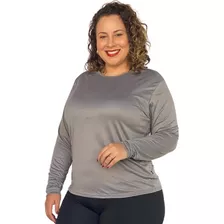 Blusa Manga Plus Size Térmica Segunda Pele G5 Proteção Uv