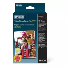 Papel Fotográfico Epson Value Brilhante 10x15 1000 Folhas 