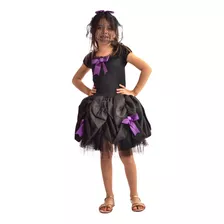 Fantasia Bambolê Infantil Halloween Viúva Negra - 123