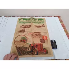 Poster Antiguo Afiche Publicidad Tractores Case 1842-1942