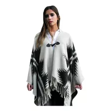 Ruana Manton Poncho Pashmina Diseño Broche Importado Pixxel 