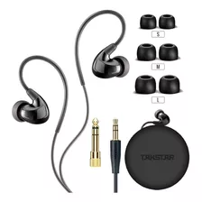 Audífonos Takstar Ts-2260 In-ear Monitor Gamer Música Negro