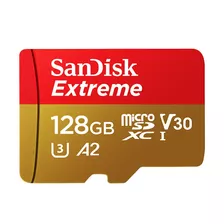 Sandisk Extreme - Tarjeta Microsd Sqxa1 (128 G)