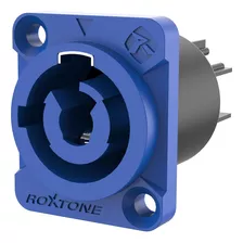 Roxtone Conector Rac3mpi Powercon Painel Azul