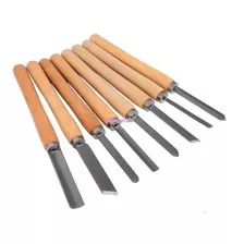 8pc Torno De Madera Cincel Torneado Conjunto De Herramientas