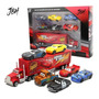 Kit 7 Carrinhos Cars Liga Metálica Brinquedo 7-piece Set In Color Box