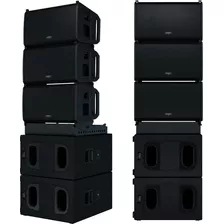 Qsc Triple Active Line Array 600w Dual Ground Stack System