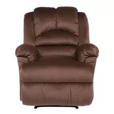 Sofá Reclinable Rosen Jarrie Tela Chex Cafe