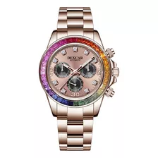 Reloj De Pulsera Hombre Automático Mecánico Dexcar Rainbow