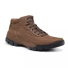 Bota Masculina Sapatoterapia Nobuck Taupe Track... - 25405-2