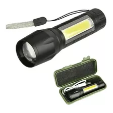 Linterna Led De Mano Recargable Potente Usb Zoom Tactica 