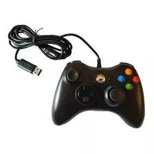 Controle Xbox 360 Com Fio Preto Joystick Techstore